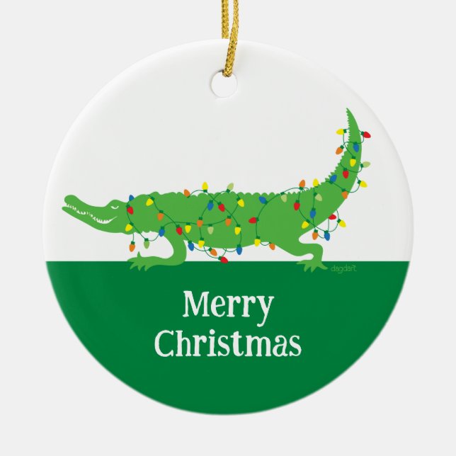 Tangled Ljus Gator Ornament (Framsidan)