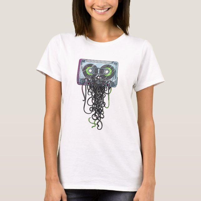 Tangled Memories-Kassett T Shirt (Framsida)