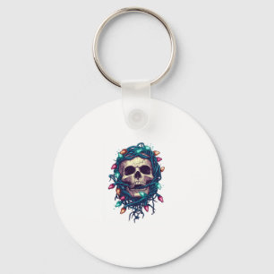 Tangled Skullmas � Funny Julafton Skeleton Nyckelring