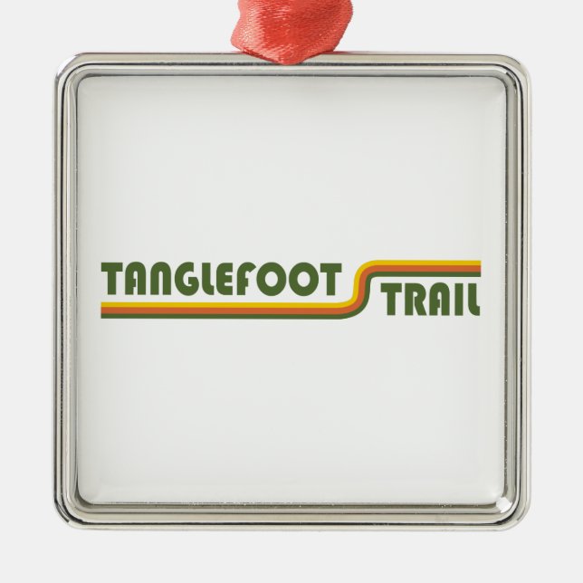 Tanglefoot Trail Julgransprydnad Metall (Framsidan)
