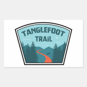 Tanglefoot Trail Rektangulärt Klistermärke