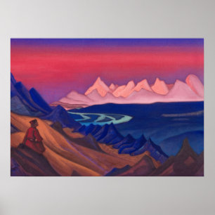 Tanglha, Sång i Shambhala av Nicholas Roerich Poster