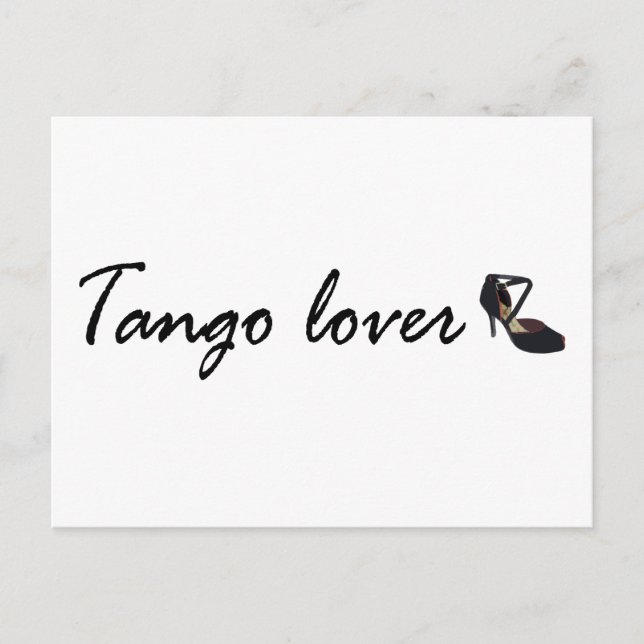 Tango Älskare Products! Vykort (Framsida)