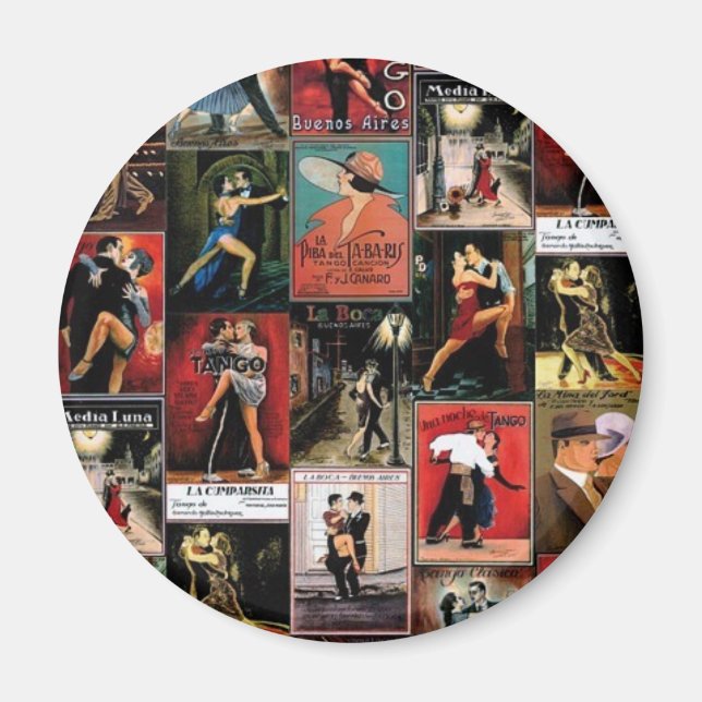Tango Argentino Magnet (Framsidan)