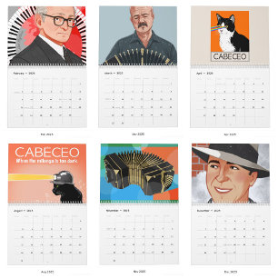 Tango Art. endast 2025 tvåsidig medelkalender Kalender