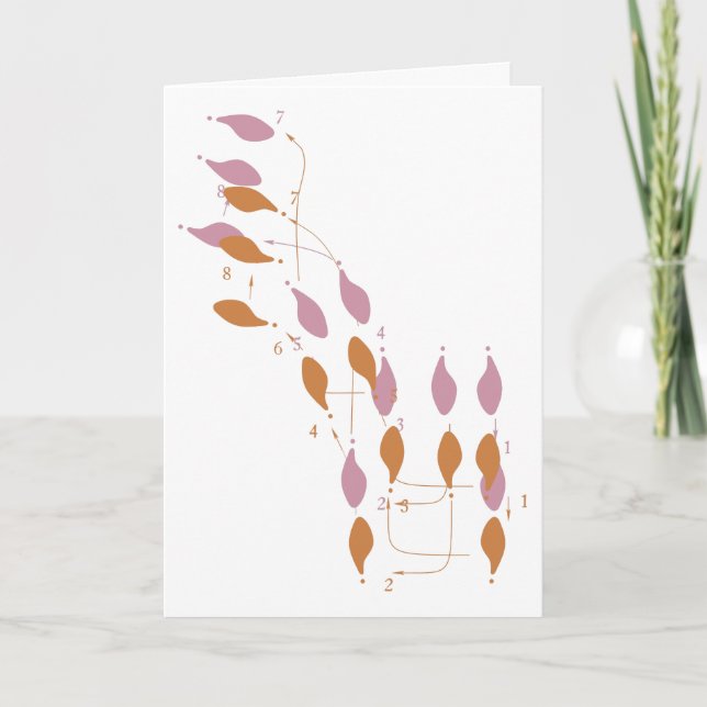 Tango av Kärlek-kort (2 kvinnor) Helgkort (Framsida)