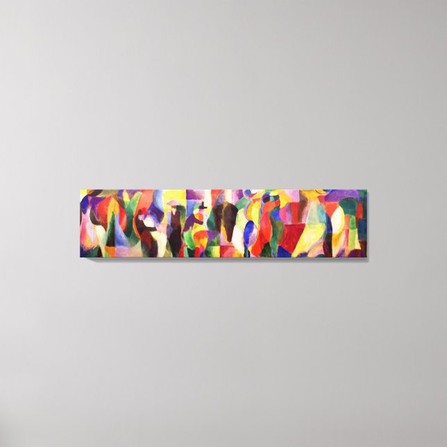 Tango Bal Bullier - Abstrakt Art av Sonia Delaunay Canvastryck (Framsida)