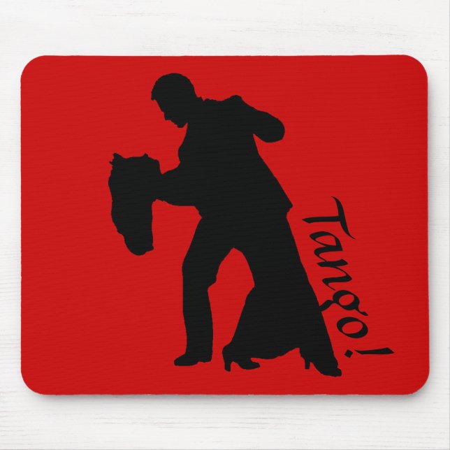 Tango! Ballroom Dance Couple Silhouette Musmatta (Framsidan)