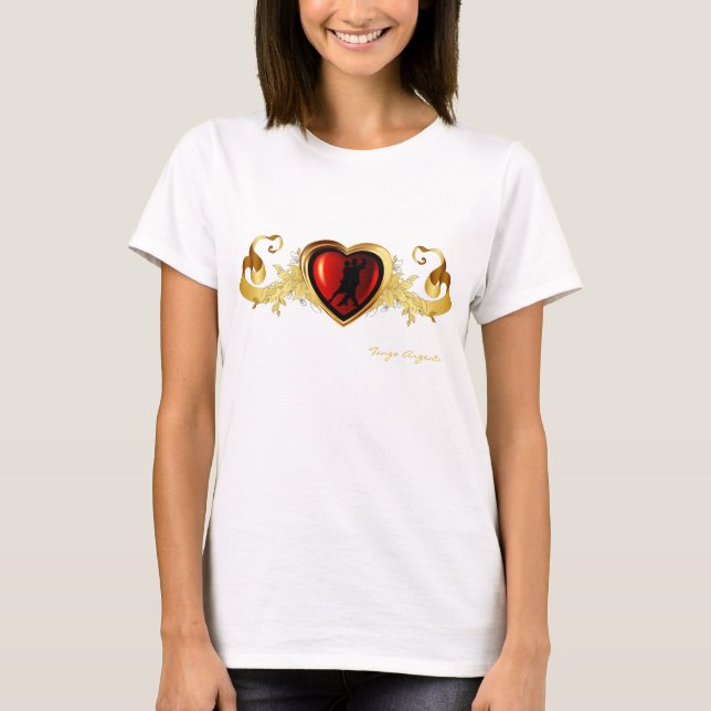 Tango Christmas gold T-shirt (Framsida)