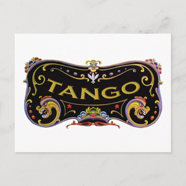 Tango coola design! vykort (Framsida)
