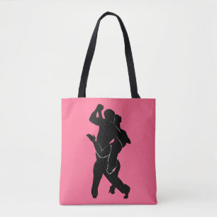 Tango Couple Rosa Tote Bag - Ditt Färg Tygkasse