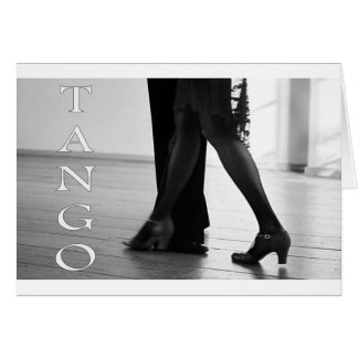 Tango Dance coola design! Hälsningskort