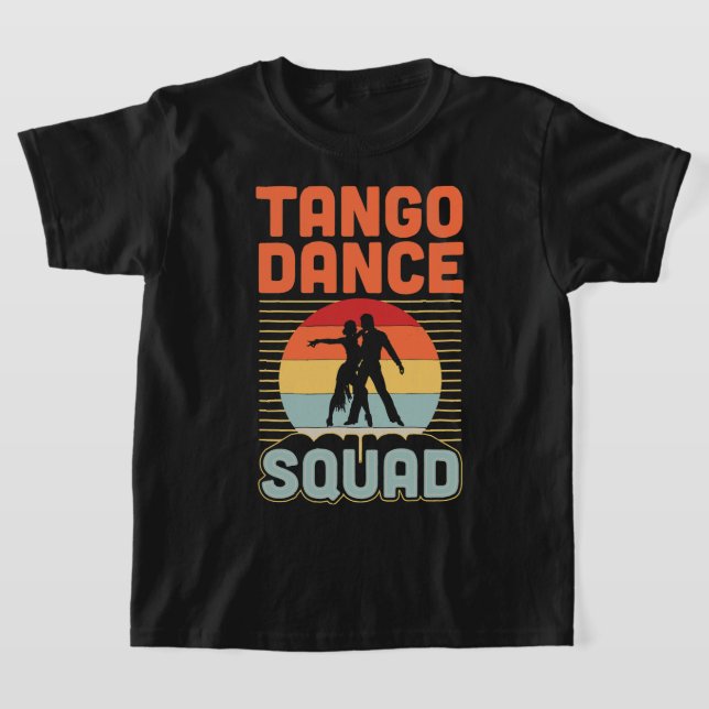 Tango Dance Squad Matching Tango Dance School Grou T Shirt (Laydown)