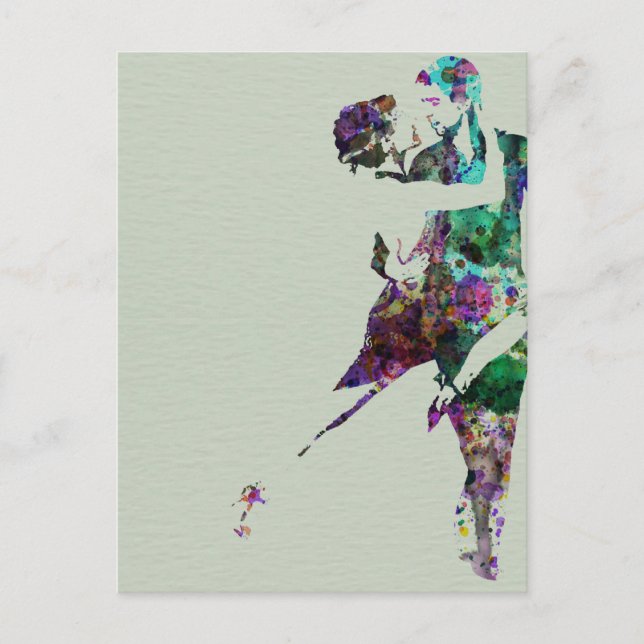 Tango Dance Vykort (Framsida)