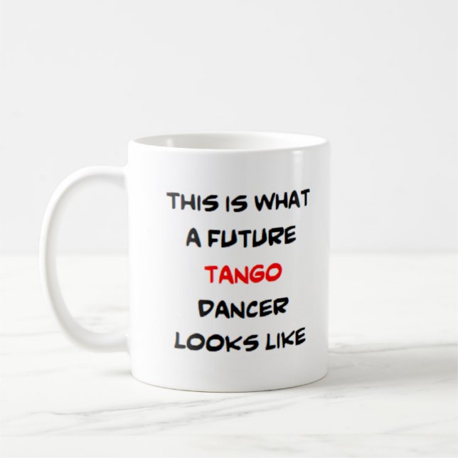 tango dancer, framtid kaffemugg (Vänster)