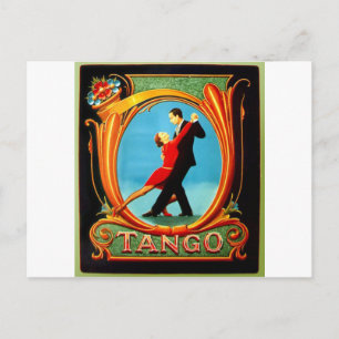 Tango Dancer Vykort