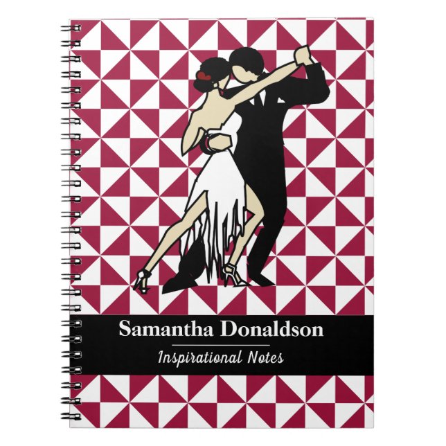 Tango Dancers Anteckningsbok (Framsidan)