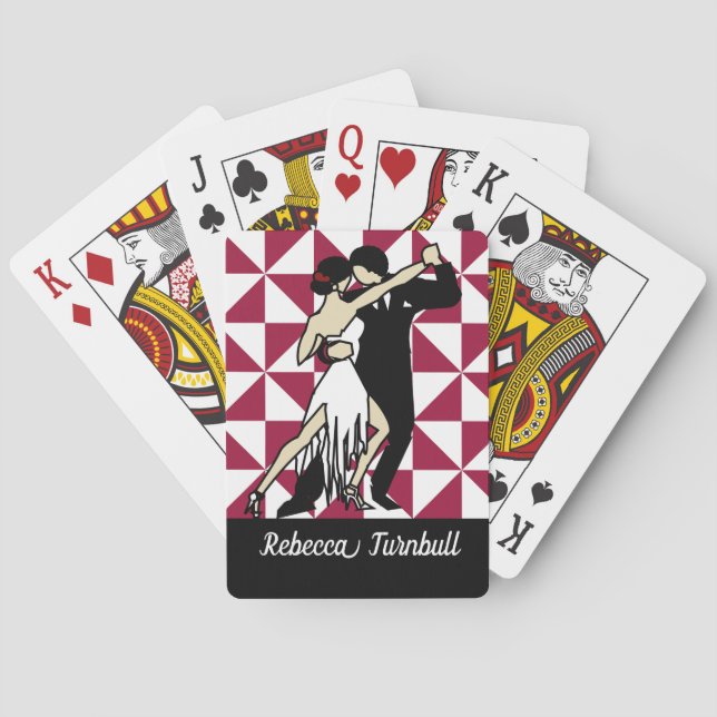Tango Dancers Casinokort (Baksidan)