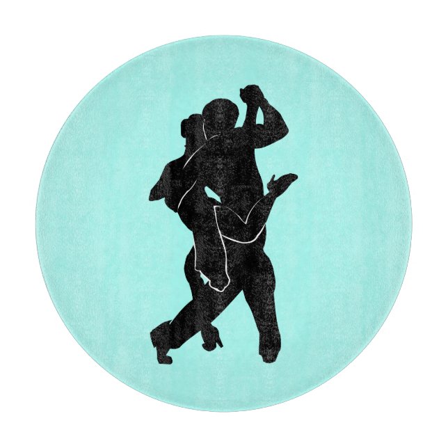 Tango Dancers Clearboard - Välj Färg (Framsidan)