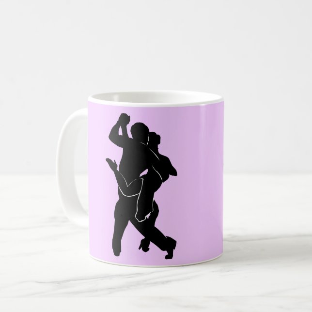 Tango Dancers Coffee Mugg (Framsida vänster)