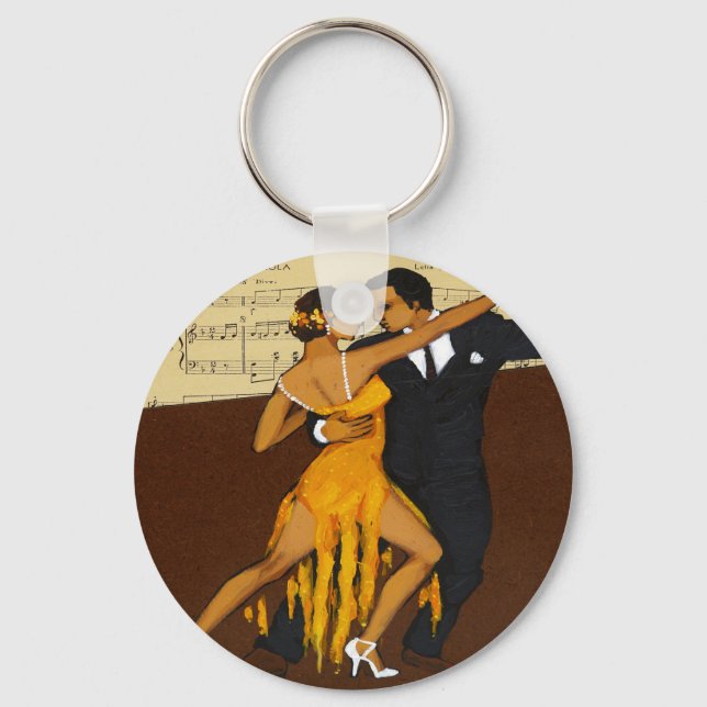 Tango Dancers Dancers Nyckelring Dancer Gift (Framsida)