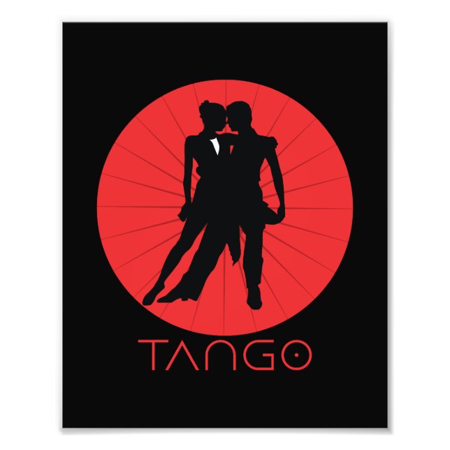 Tango Dancers Fototryck (Framsidan)