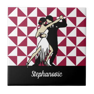 Tango Dancers Kakelplatta