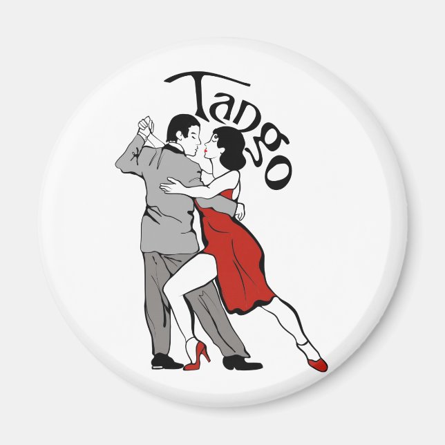 Tango Dancers Magnet (Framsidan)