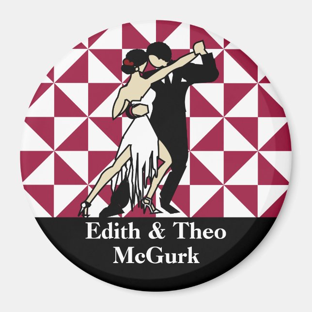 Tango Dancers Magnet (Framsidan)