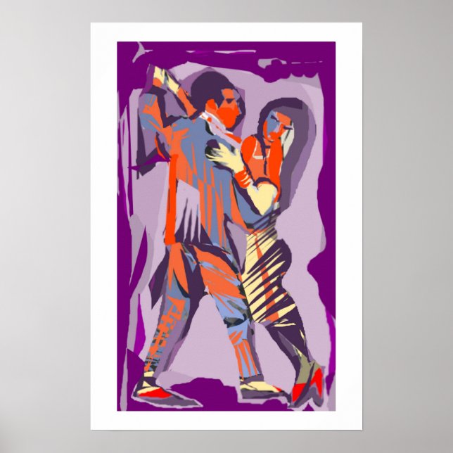 Tango dancers poster (Framsidan)