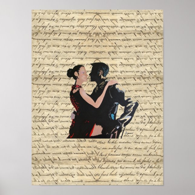 Tango dancers poster (Framsidan)