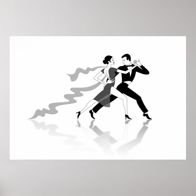 Tango Dancers Poster (Framsidan)
