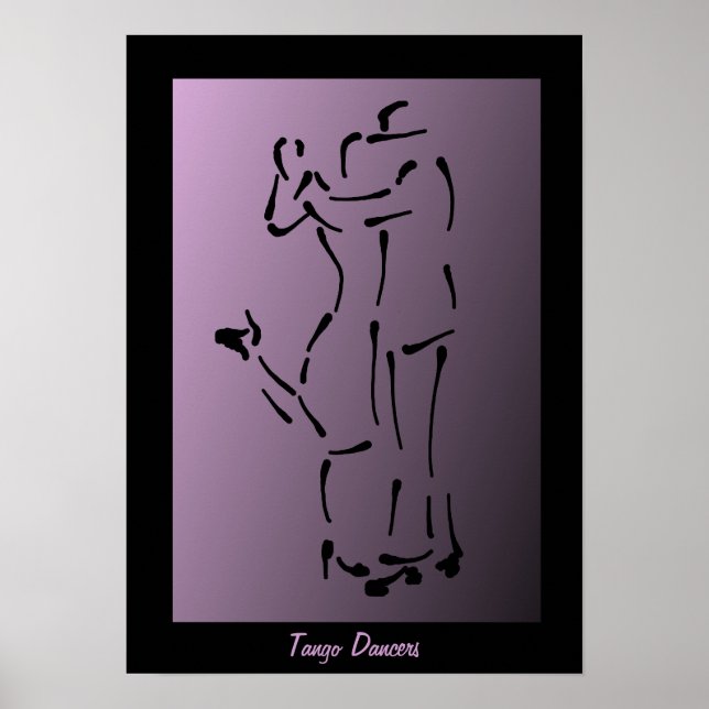 Tango Dancers Poster (Framsidan)