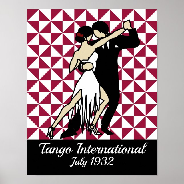 Tango Dancers Poster (Framsidan)