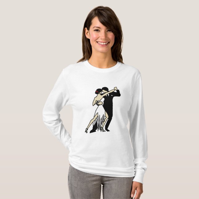 Tango Dancers Tee Shirt (Hel framsida)