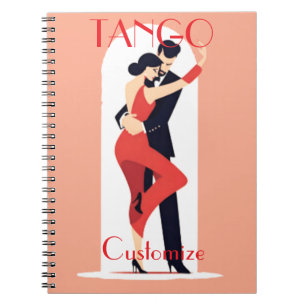 Tango Dancers Thunder_Cove Anteckningsbok