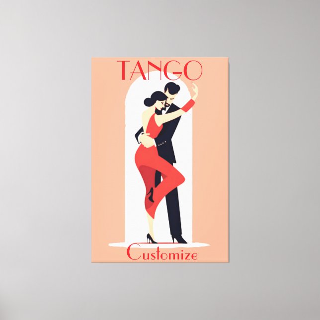 Tango Dancers Thunder_Cove Canvastryck (Framsida)