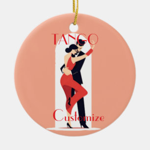 Tango Dancers Thunder_Cove Julgransprydnad Keramik