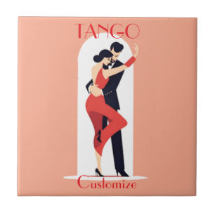 Tango Dancers Thunder_Cove Kakelplatta