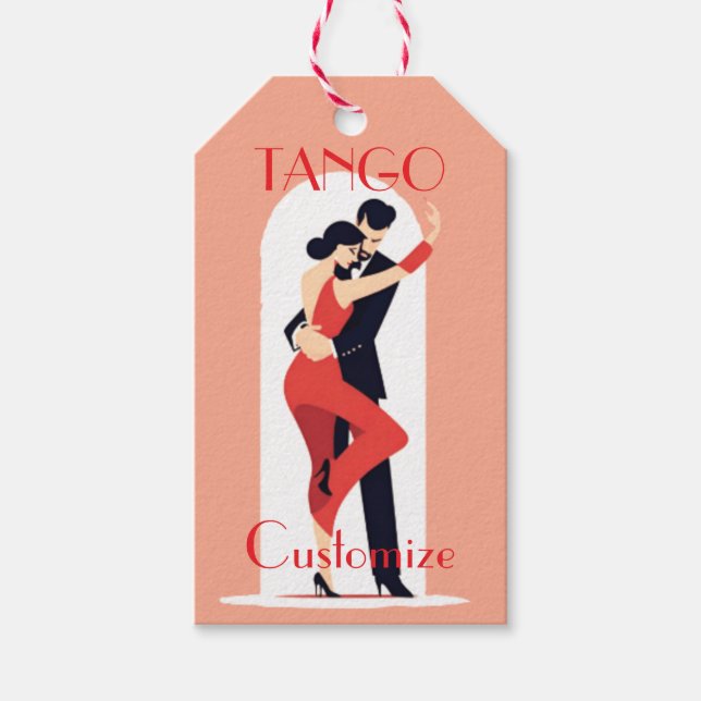 Tango Dancers Thunder_Cove Presentetikett (Framsidan)