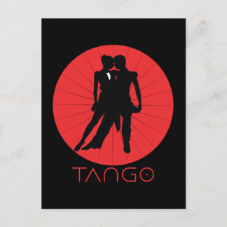 Tango Dancers Vykort