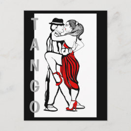 Tango Dancers Vykort