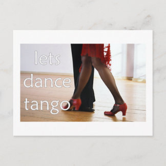 Tango Dancers! Vykort