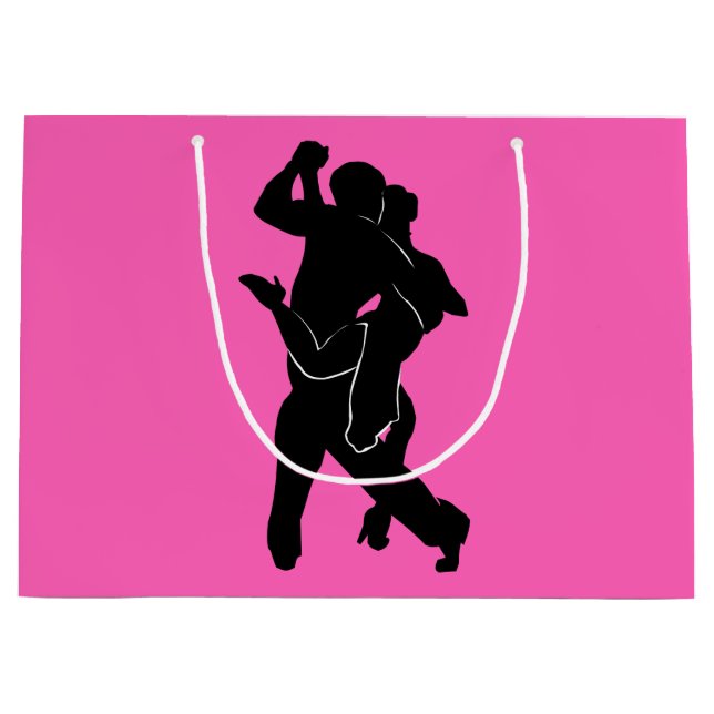 Tango-dansare presentbutelj - anpassade färger (Framsidan)