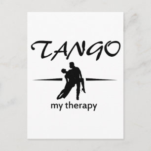 Tango-dansmönster Vykort