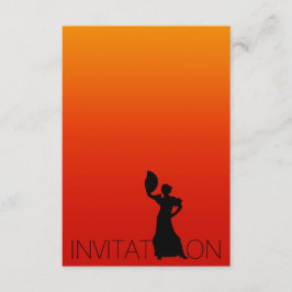 Tango Flamenco Latin Dance Party Inbjudningar
