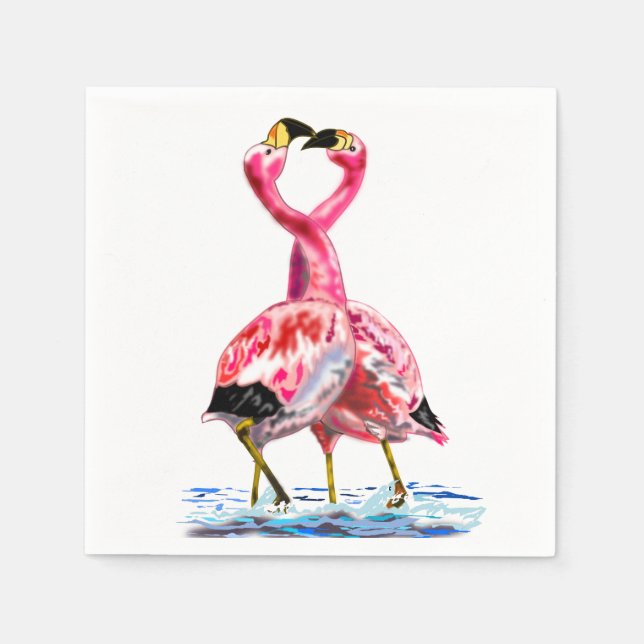 Tango Flamingo - Kärlek Pappersservett (Framsidan)