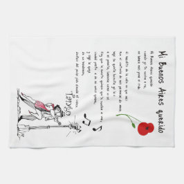 Tango för Mi Buenos Aires Querido Kökshandduk