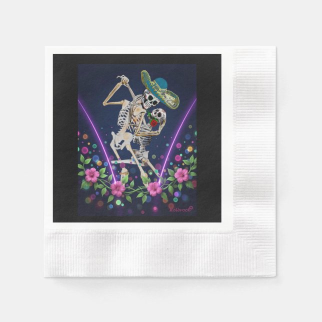 Tango Forever: Dia De Los Muertos Pappersservett (Framsidan)