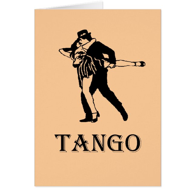 TANGO HÄLSNINGSKORT (Framsidan)